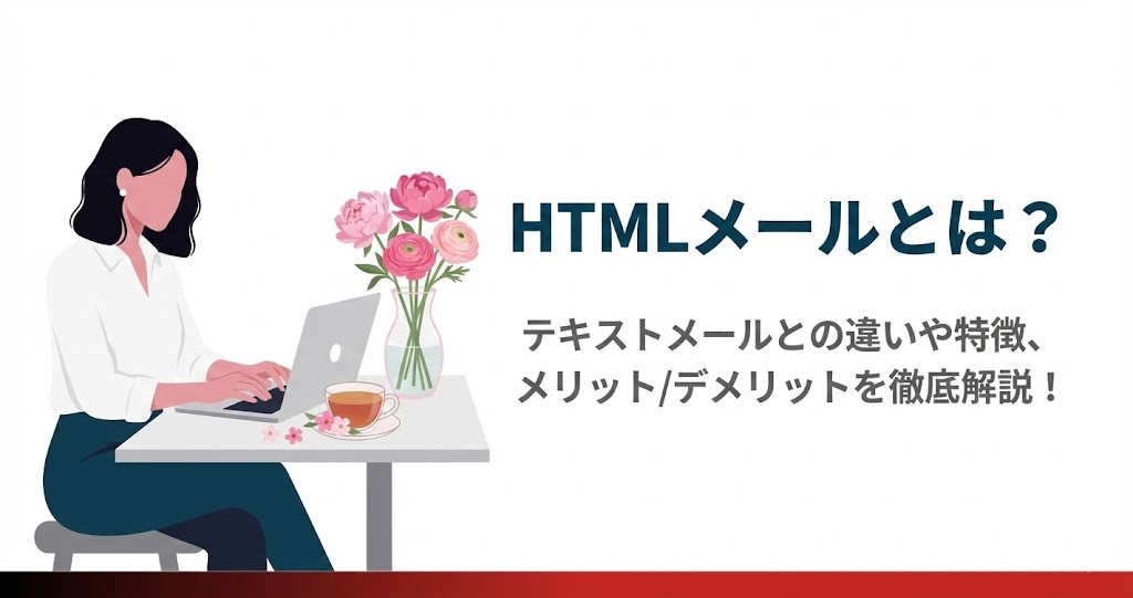 HTMLメールとは？テキストメールとの違いや特徴、メリット/デメリットを徹底解説！