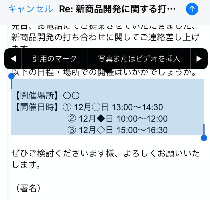 メール引用の種類と特徴まとめ 引用に関する設定方法も図解します Blastmail Official Blog